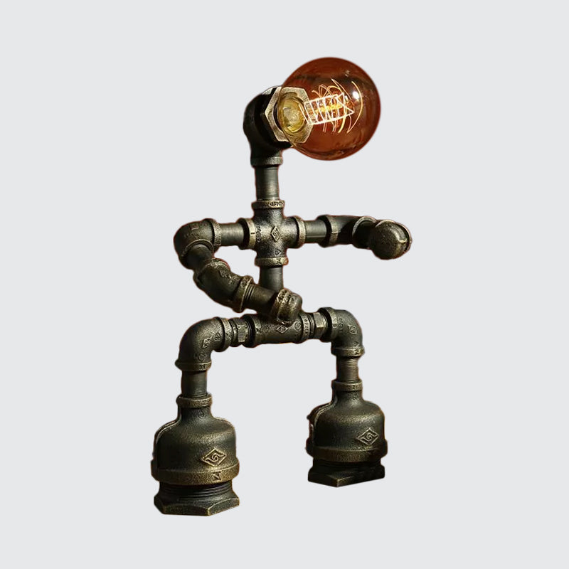 RoboGlow - Cyberpunk Robot Tafellamp voor Unieke Sfeerverlichting