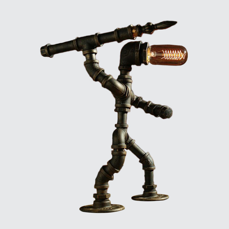 RoboGlow - Cyberpunk Robot Tafellamp voor Unieke Sfeerverlichting