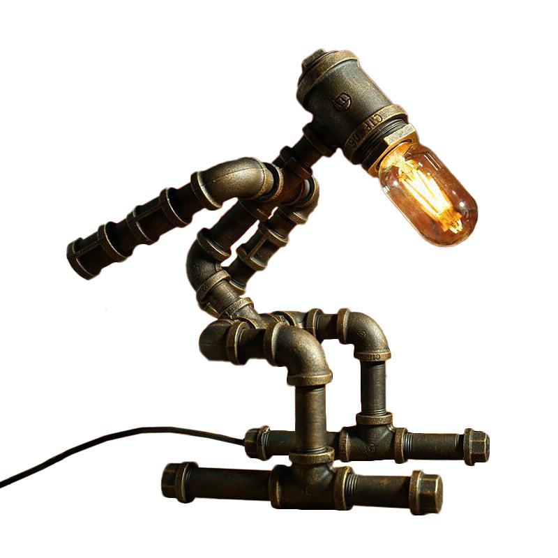 RoboGlow - Cyberpunk Robot Tafellamp voor Unieke Sfeerverlichting
