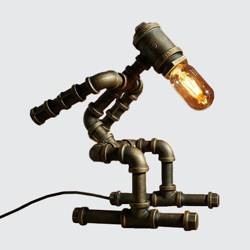 RoboGlow - Cyberpunk Robot Tafellamp voor Unieke Sfeerverlichting