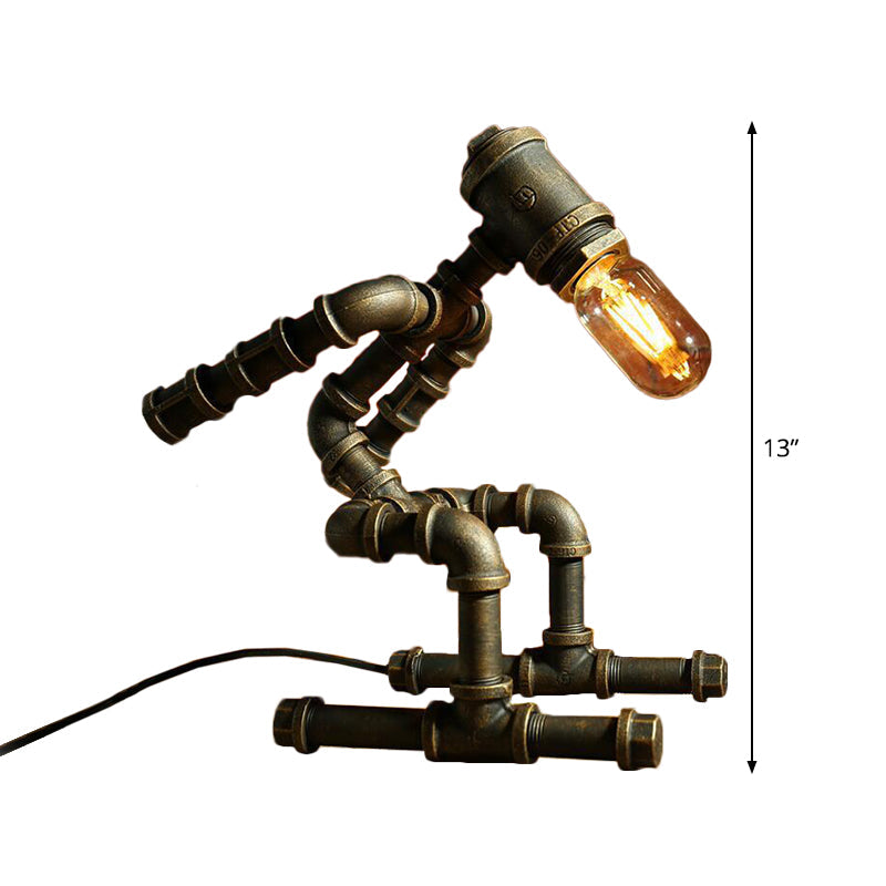 RoboGlow - Cyberpunk Robot Tafellamp voor Unieke Sfeerverlichting