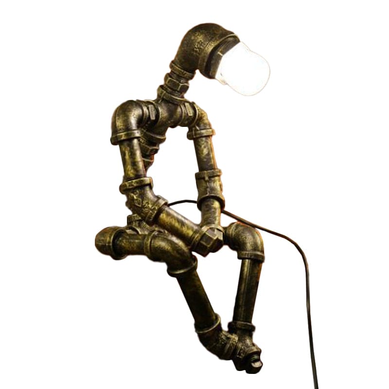 RoboGlow - Cyberpunk Robot Tafellamp voor Unieke Sfeerverlichting