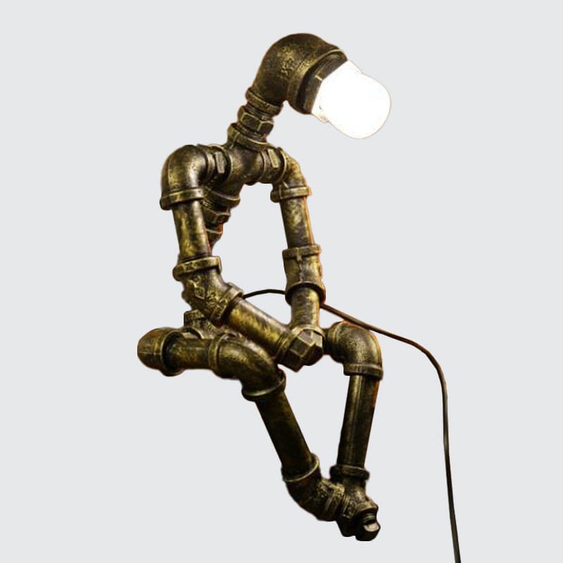 RoboGlow - Cyberpunk Robot Tafellamp voor Unieke Sfeerverlichting