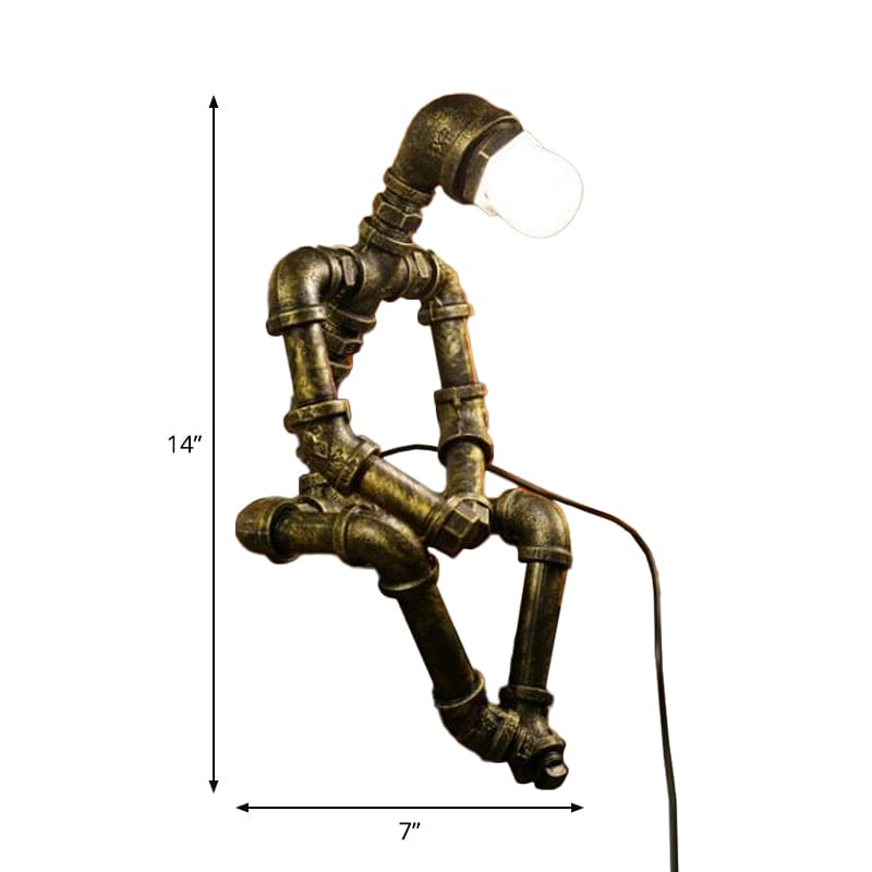 RoboGlow - Cyberpunk Robot Tafellamp voor Unieke Sfeerverlichting