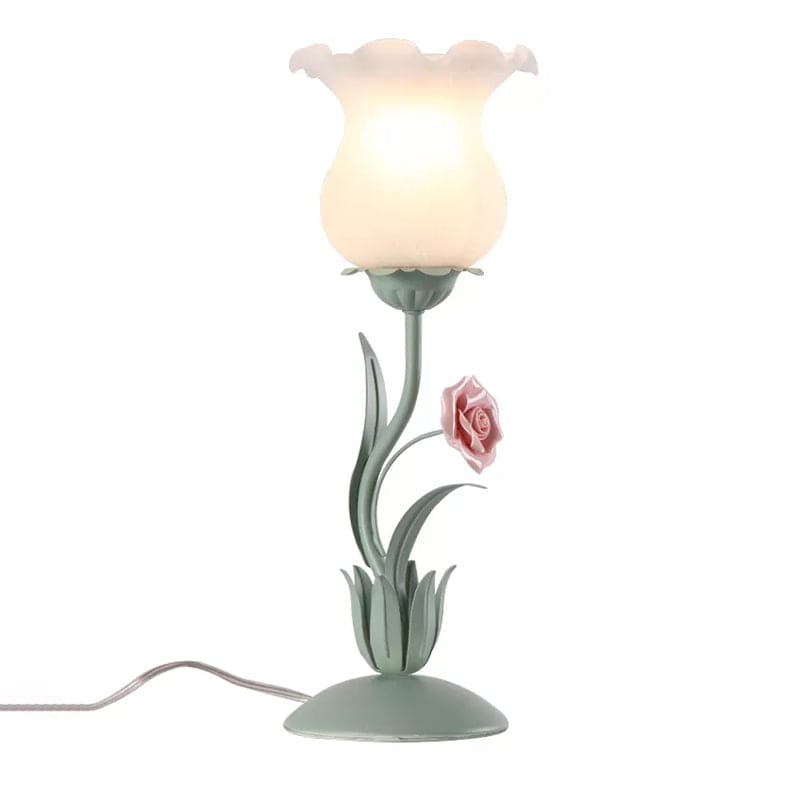 BloemLicht - Tafellamp met Bloemmotief voor Nachtkastje | Sfeervolle Verlichting voor de Slaapkamer