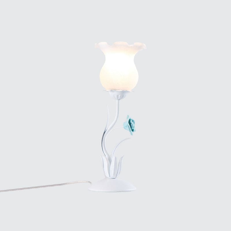 BloemLicht - Tafellamp met Bloemmotief voor Nachtkastje | Sfeervolle Verlichting voor de Slaapkamer
