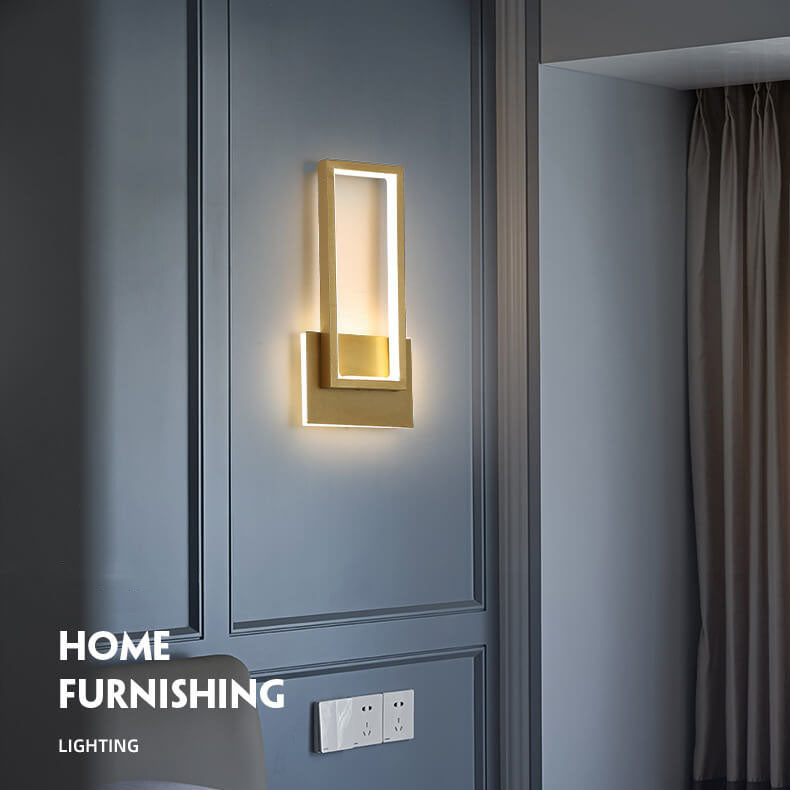 DazzleLux - LED-wandlamp met gouden afwerking en strak design | Luxe en moderne verlichting