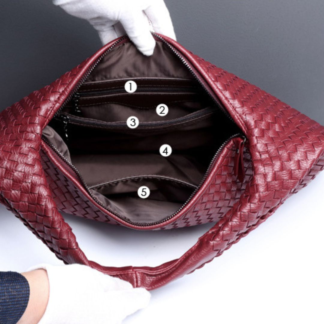 AmoraStyle Vegan Lederen Hobo Tas – Stijlvol en Duurzaam