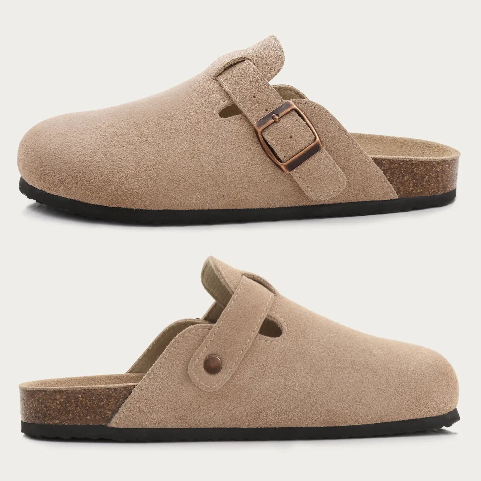 Luxova Suède Pantoffels - Moderne en Stijlvolle Heren Pantoffels voor Thuis