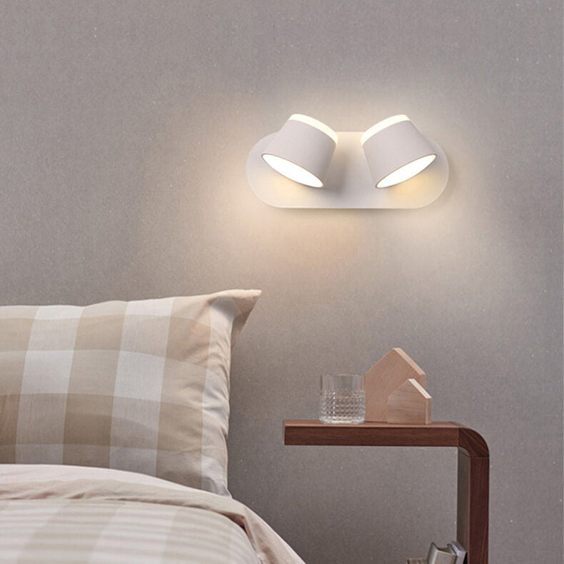 NordLight - Draaibare LED-Wandlamp met Cilinderscherm | Verkrijgbaar met 1, 2 of 3 Vlammen