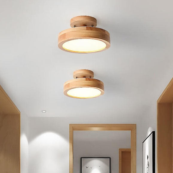ScandiLuxe Ronde LED Half-Inbouw Plafondlamp - Modern Design en Energiezuinige Verlichting