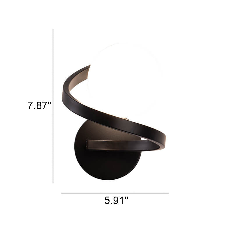 FlexiGlow - Strak gebogen wandlamp van ijzer | Moderne en minimalistische verlichting