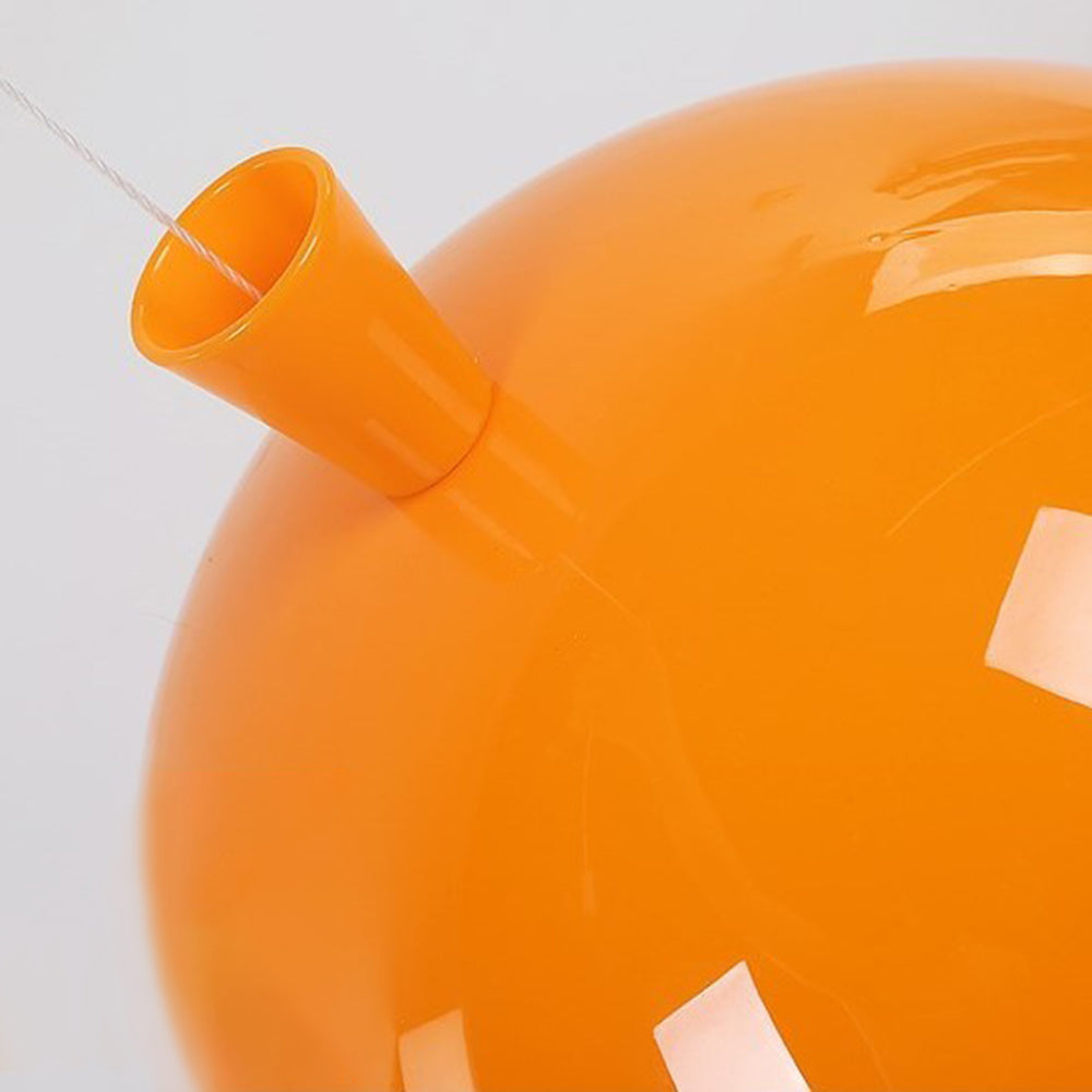 LumiBalloon - Kleine Ballonvormige LED Plafondlamp van Wit Acryl