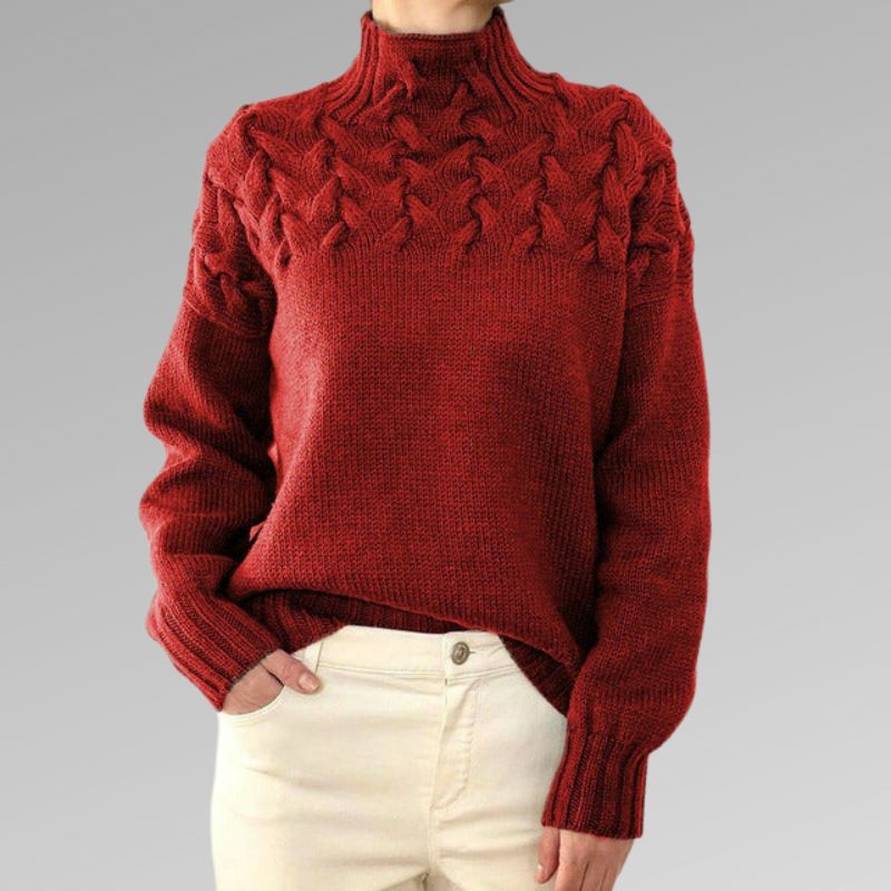 CharlizeWarm - Elegante en Warme Dames Coltrui - Stijl en Comfort