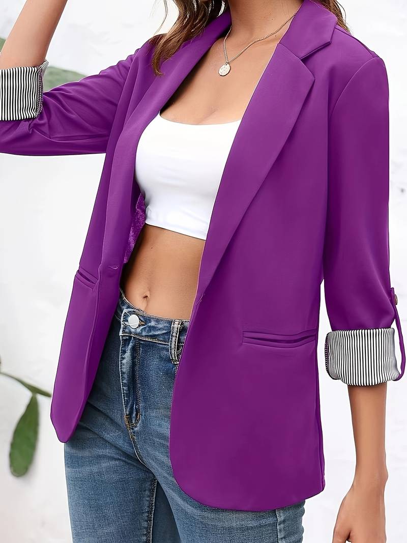 Elena – Casual Blazer met Open Voorzijde voor Dames | Stijlvol en Comfortabel