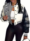 VarsityFashion - Dames Varsity Jas met Briefprint
