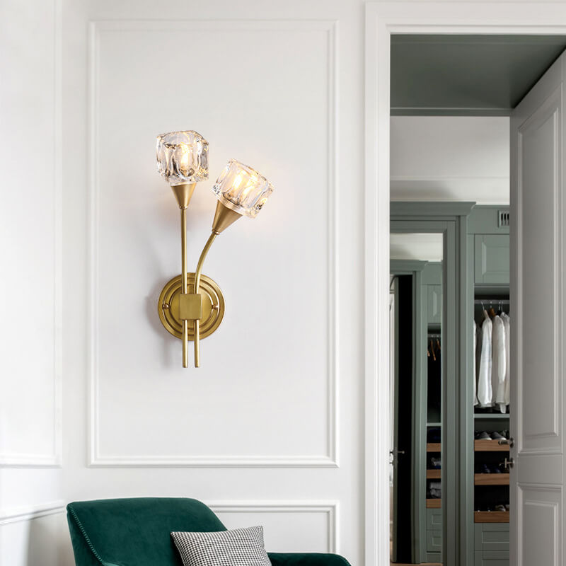 BlossomGlow - Bloemvormige wandlamp met twee lichtpunten
