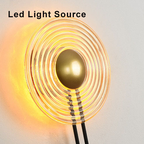 CircaGlow - Moderne LED wandlamp met cirkelvormig ontwerp en arm