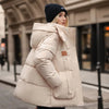 CityStyle - Oversized Gewatteerde Winterjas met Capuchon voor Dames