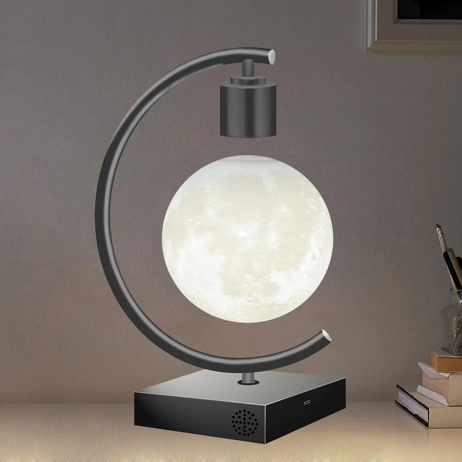 MoonGlide - Drijvende Maanlamp met Magisch Ontwerp