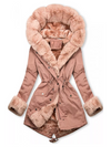 Klara – Gewatteerde Jas met Warm Pluche Voering voor Dames