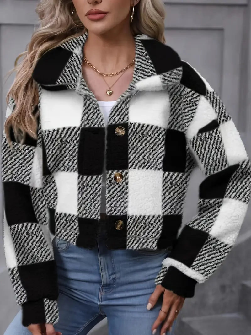 Pernilla - Comfortabele Winterjas met Lange Mouwen en Knopen | Warme Bovenkleding voor de Winter