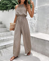 StyleIcon - Mouwloze Jumpsuit met Ophangende Halsband | Trendy en Elegant