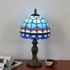 MediterraneoLicht - Stijlvolle Mediterrane Tafellamp van Glas voor Sfeervolle Verlichting