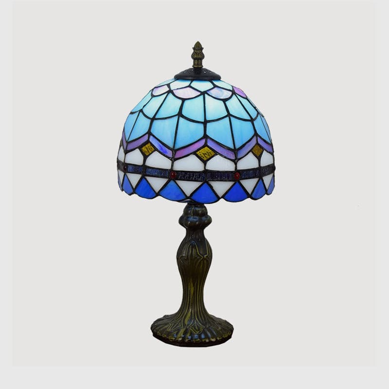 MediterraneoLicht - Stijlvolle Mediterrane Tafellamp van Glas voor Sfeervolle Verlichting