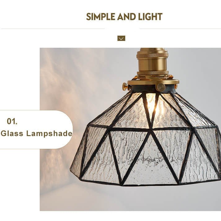 AquaLux - Wandlamp met waterrippleglas en uniek koepelontwerp
