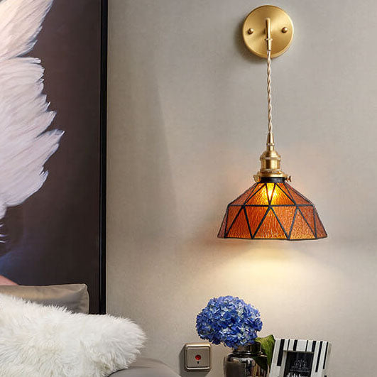 AquaLux - Wandlamp met waterrippleglas en uniek koepelontwerp