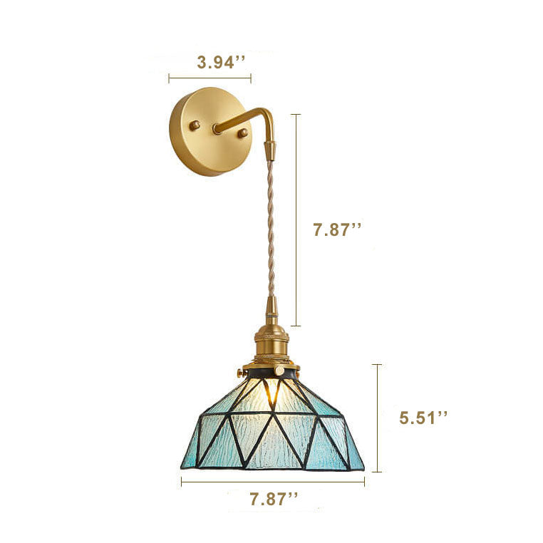 AquaLux - Wandlamp met waterrippleglas en uniek koepelontwerp