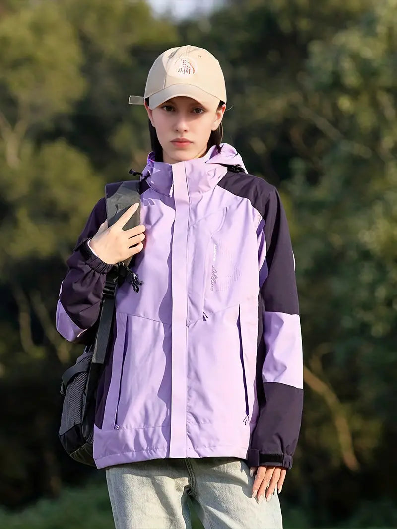 Danika - Dames Colorblock Outdoor Jas | Stijlvolle en Functionele Buitenjas