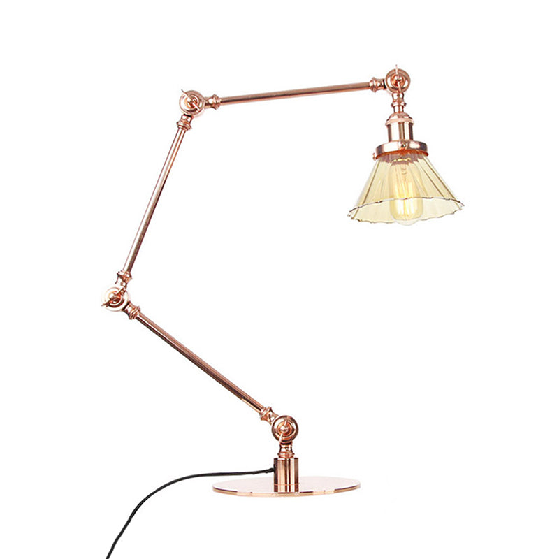 Kegele Tafellamp van Helder Glas | Elegante Verlichting voor Woonkamer en Slaapkamer