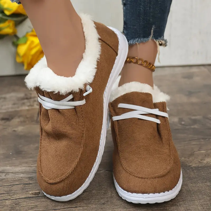 Elisa Pluche Huisschoenen - Warme, Antislip Pantoffels voor Gezelligheid en Veiligheid