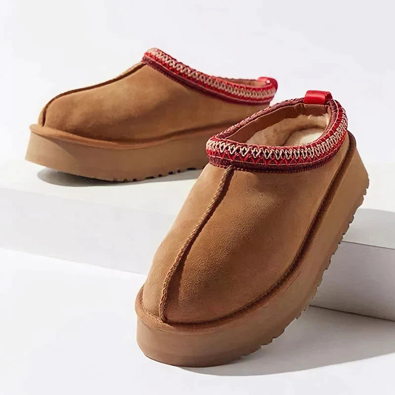 PlushStep - Zachte Pluchen Instap Winterschoenen voor Dames