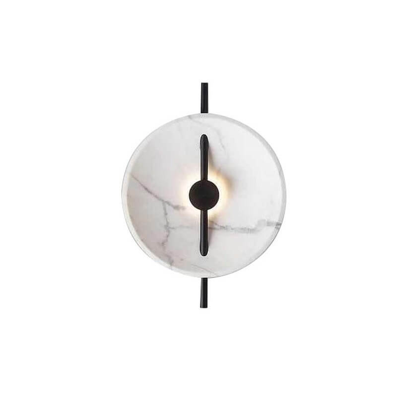 SphereLux - Ronde LED-wandlamp van hars en marmer | Stijlvolle verlichting met modern design