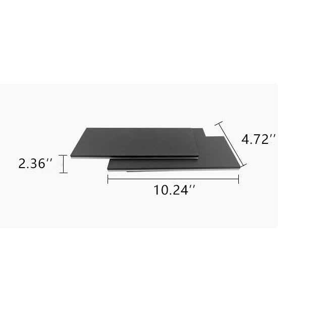 NovaLite - Minimalistische LED-wandlamp van aluminium met vierkante gestapelde design