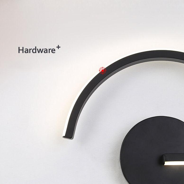 CurveLux - Aluminium LED-wandlamp met gebogen design | Energiezuinige verlichting
