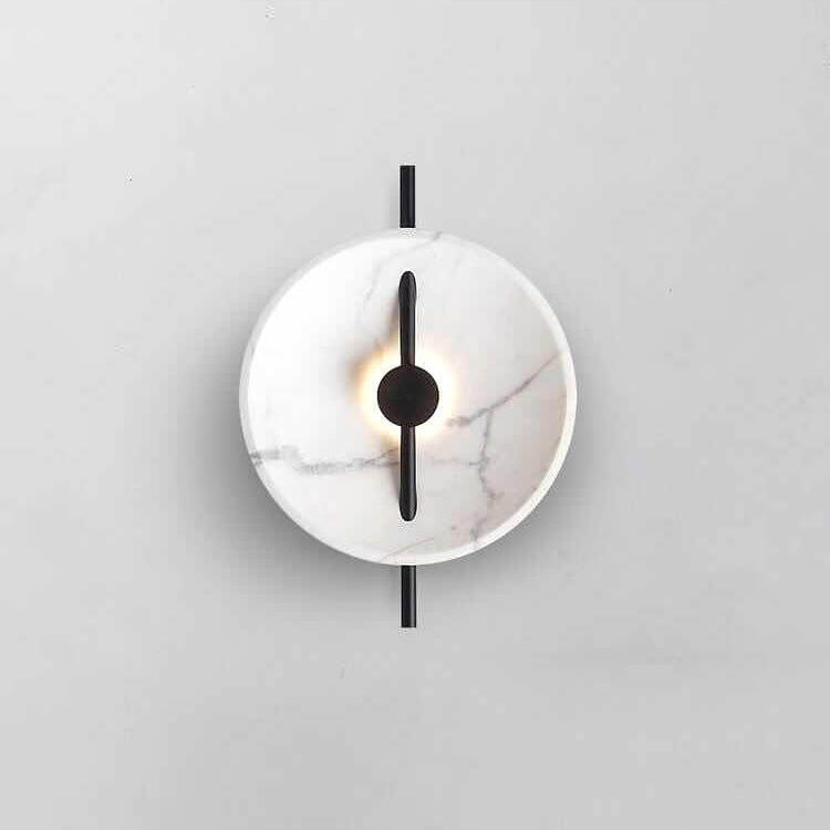SphereLux - Ronde LED-wandlamp van hars en marmer | Stijlvolle verlichting met modern design