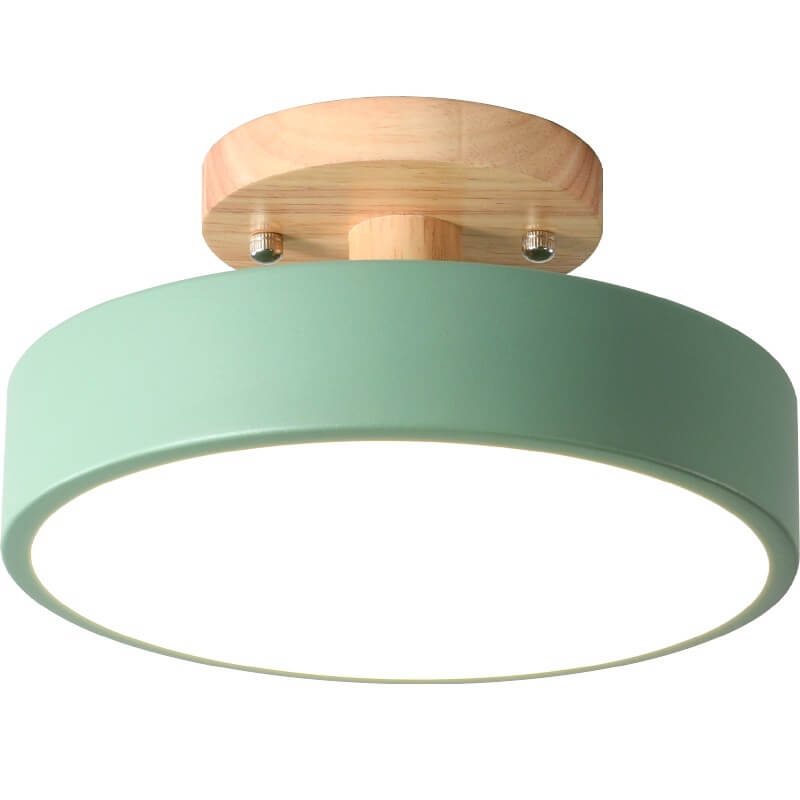 ScandiLuxe Ronde LED Half-Inbouw Plafondlamp - Modern Design en Energiezuinige Verlichting