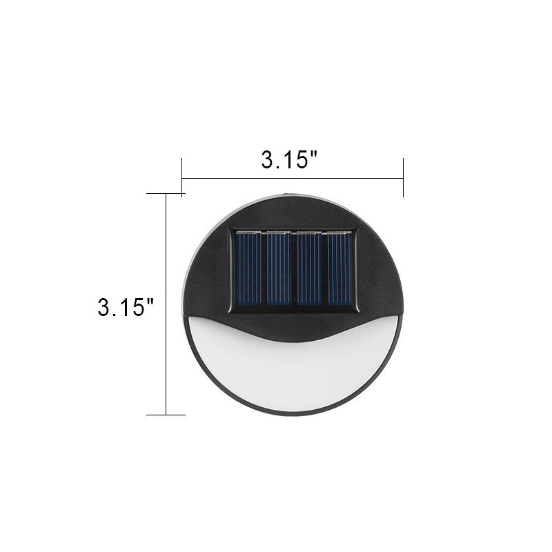 EcoGlow - Waterdichte LED-Solar Terraslampen voor Buiten in Rond en Vierkant