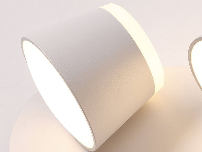 NordLight - Draaibare LED-Wandlamp met Cilinderscherm | Verkrijgbaar met 1, 2 of 3 Vlammen