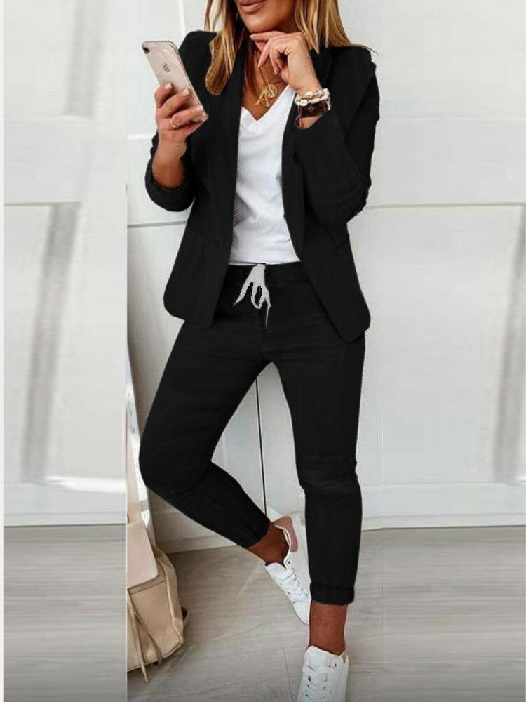 Chloe Elegant Blazer Set - Blazer en Broek voor Dames