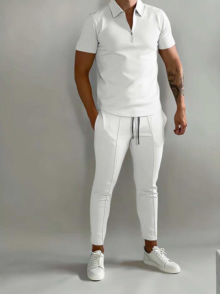 Arvid – Beige Comfort Vrijetijd Combinatie voor Heren