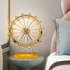FerrisGlow - Gouden Reuzenrad Tafellamp met Geïntegreerde LED en Touch Schakelaar | Moderne Verlichting voor Stijlvol Interieur