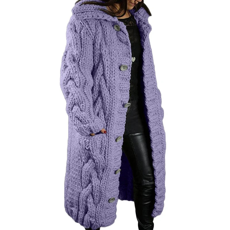 Elise – Warme Gebreide Jas voor Dames | Stijlvolle Winter 2024