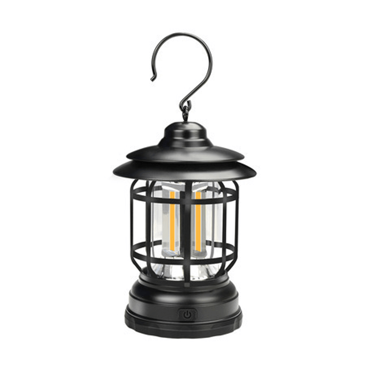 VintageGlow - Draagbare Retro Campinglamp voor Buitenverlichting