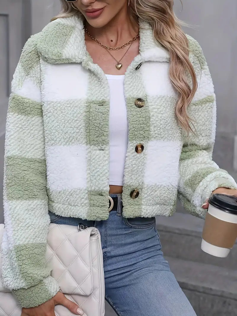 Pernilla - Comfortabele Winterjas met Lange Mouwen en Knopen | Warme Bovenkleding voor de Winter