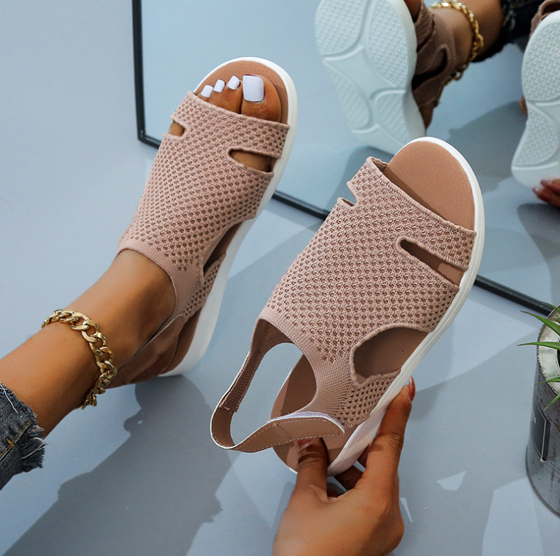 Ademend Verstelbare Mesh-Sandalen voor Dames – Comfortabele Zomerschoenen